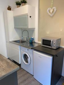Majoituspaikan Studio im Wienerwald - Mödling keittiö tai keittotila