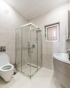 Koupelna v ubytování Epirus Hotel
