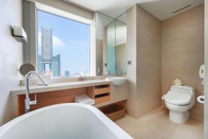 Koupelna v ubytování Hotel COZZI Zhongshan Kaohsiung