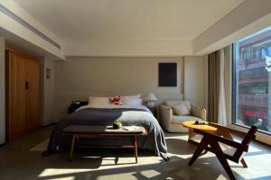 Letto o letti in una camera di Phoenix Hall House Hotel