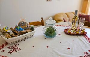 Comida en la casa vacacional o alrededores