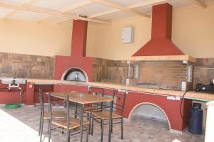 A kitchen or kitchenette at Villa Erofili Plakias south Rethimno Crete
