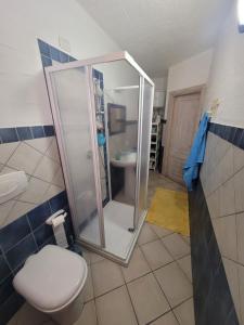 Koupelna v ubytování VILLA TRAMONTI SUL MARE