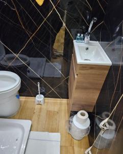 Et badeværelse på יהליס קראוונים - לנפוש על גלגלים