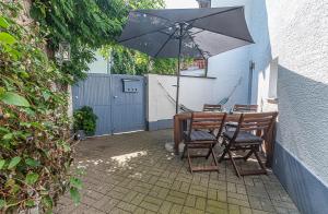 Patio nebo venkovní prostory v ubytování FeWo Birdflower
