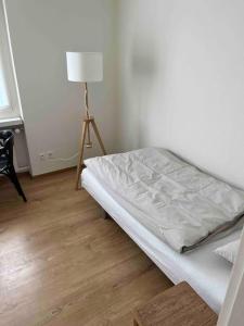 Postel nebo postele na pokoji v ubytování Studio Hanna