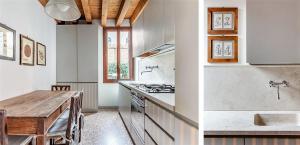 A kitchen or kitchenette at Casa Contarini