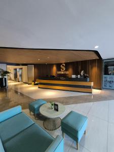 Posezení v ubytování Skysuites Residence