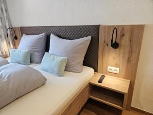 Postel nebo postele na pokoji v ubytování Haus Kathrein