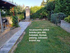 Zahrada ubytování Apartmán na Vyhlídce