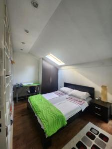 Postel nebo postele na pokoji v ubytování Wenge