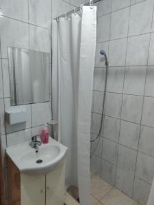 Koupelna v ubytování Vista