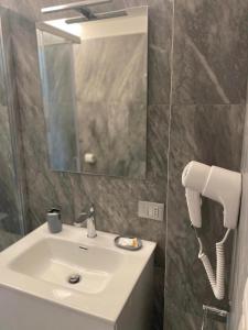 Koupelna v ubytování B&B IL Lux