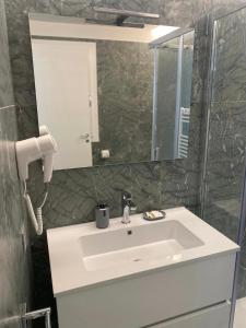Koupelna v ubytování B&B IL Lux