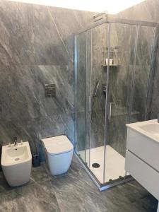 Koupelna v ubytování B&B IL Lux