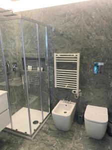 Koupelna v ubytování B&B IL Lux