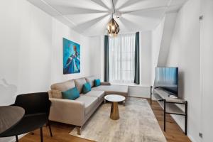 Area soggiorno di GLANDON Rooms Haldenhof - Self-Check-In