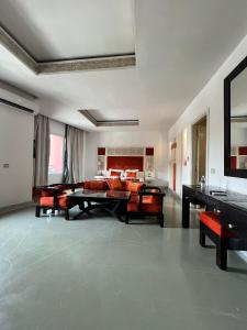 Posezení v ubytování La Renaissance hôtel Marrakech