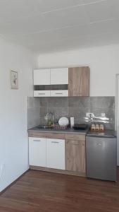 Kuchyň nebo kuchyňský kout v ubytování Studio LIMES + 3 fotografie