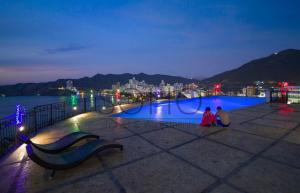 Πισίνα στο ή κοντά στο Apartamentos Peñon del Rodadero - Frente al Mar by SOHO