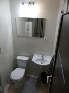 Koupelna v ubytování Apartament Centrum