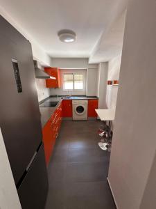 Kjøkken eller kjøkkenkrok på Seashell apartment in Cullera