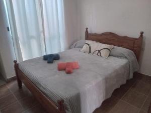 Ένα ή περισσότερα κρεβάτια σε δωμάτιο στο Casita RUNE