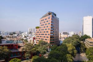 A general view of Lima or a view of the city taken from a szállodákat