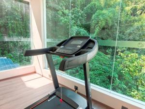Fitness centrum a/nebo fitness zařízení v ubytování Yangshuo-Greenery Retreat