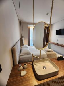 TV a/nebo společenská místnost v ubytování Hotel Summer Dream