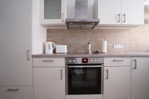 مطبخ أو مطبخ صغير في Authentic Austrian Flat in the South of Vienna