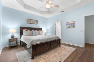 Ένα ή περισσότερα κρεβάτια σε δωμάτιο στο Serene Family Home - Quiet Area Close to GSU