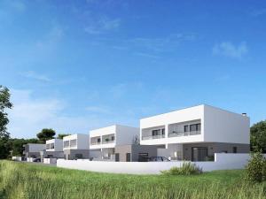 una rappresentazione di una casa in un campo di Luxury Villa with private Pool a Ližnjan (Lisignano)