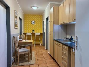 Kuchyň nebo kuchyňský kout v ubytování Apartmány Nad ZOO