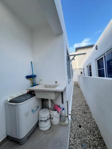 Balkón nebo terasa v ubytování Villa Angel