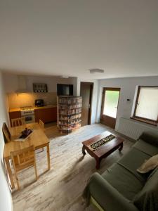 Χώρος καθιστικού στο Apartament cu terasa