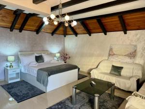 Katil atau katil-katil dalam bilik di Moravska Obala - Prenoćište i Restoran