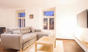 منطقة جلوس في Authentic Austrian Flat in the South of Vienna