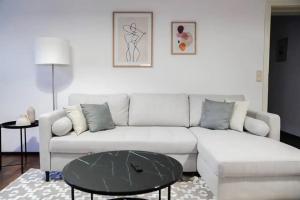 منطقة جلوس في Authentic Austrian Flat in the South of Vienna
