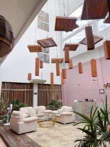 Istumisnurk majutusasutuses Hotel Plaza Manfortt