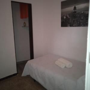 Postel nebo postele na pokoji v ubytování Alojamiento Magallanes