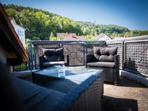 Balkón nebo terasa v ubytování Studio mit Balkon