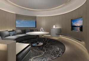 Posezení v ubytování Renaissance Shenzhen Luohu Hotel + 37 fotografií