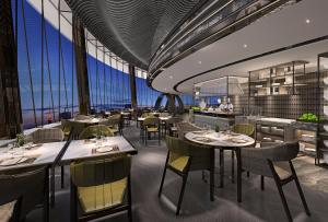 深圳彭年万丽酒店餐厅或其他用餐的地方