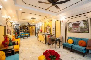 Χώρος καθιστικού στο Golden Rose Premium Hotel Hanoi