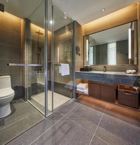Vannituba majutusasutuses Guangdong Hot Spring Hotel