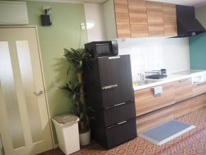 Kuchyň nebo kuchyňský kout v ubytování Midtown Inn