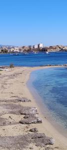 a beach with some rocks in the water at Appartamento d' amare vicino il mare in Marzamemi