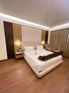 Postel nebo postele na pokoji v ubytování Hotel Oxina Cizel + 12 fotografií
