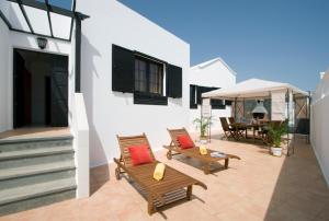 Balkon lub taras w obiekcie Grand Villa Famara Puerto del Carmen